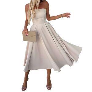 Vincent Womens  Midi Dress